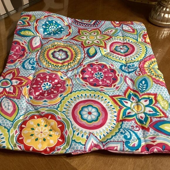 NWOT. Hand Crafted Pinks Doll/Toy Animal Quilt and Pillow Set - Picture 5 of 6